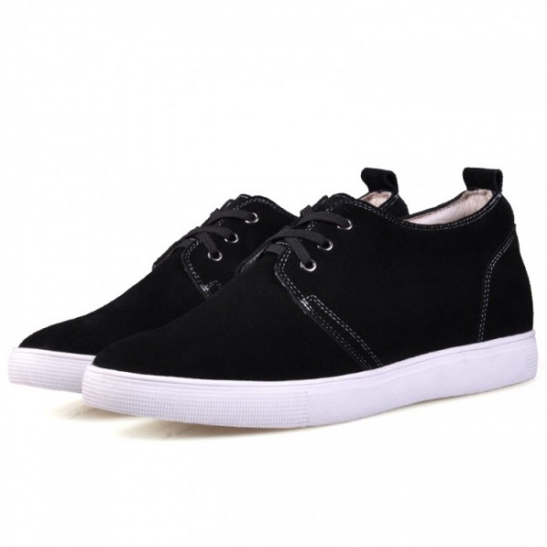 Invisibly 2.36Inches/6CM Black Korean Casual Shoes