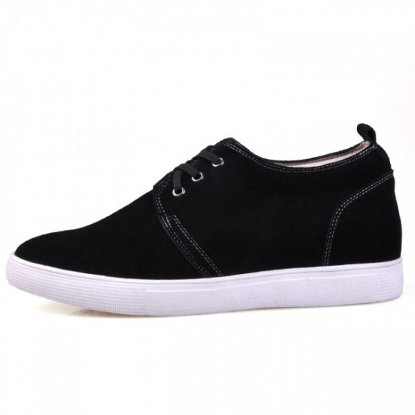 Invisibly 2.36Inches/6CM Black Korean Casual Shoes
