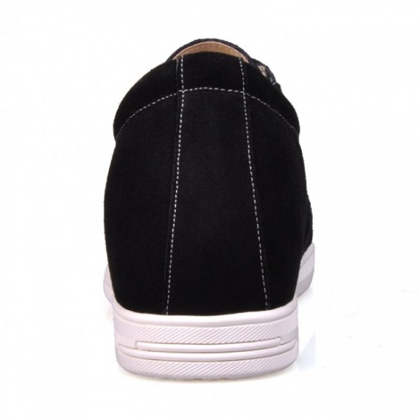 2.75Inches/7CM Black Wool Lining Increase Height Shoes