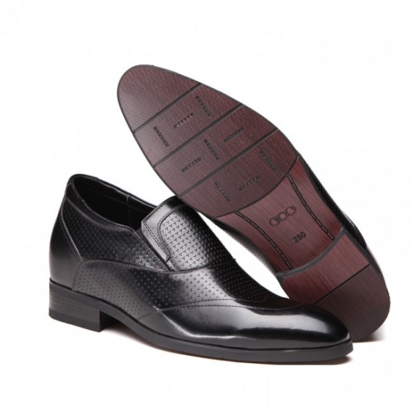 Superior 2.6Inches/6.5CM Elevator Wedding Slip On Groom Tuxedo Shoes